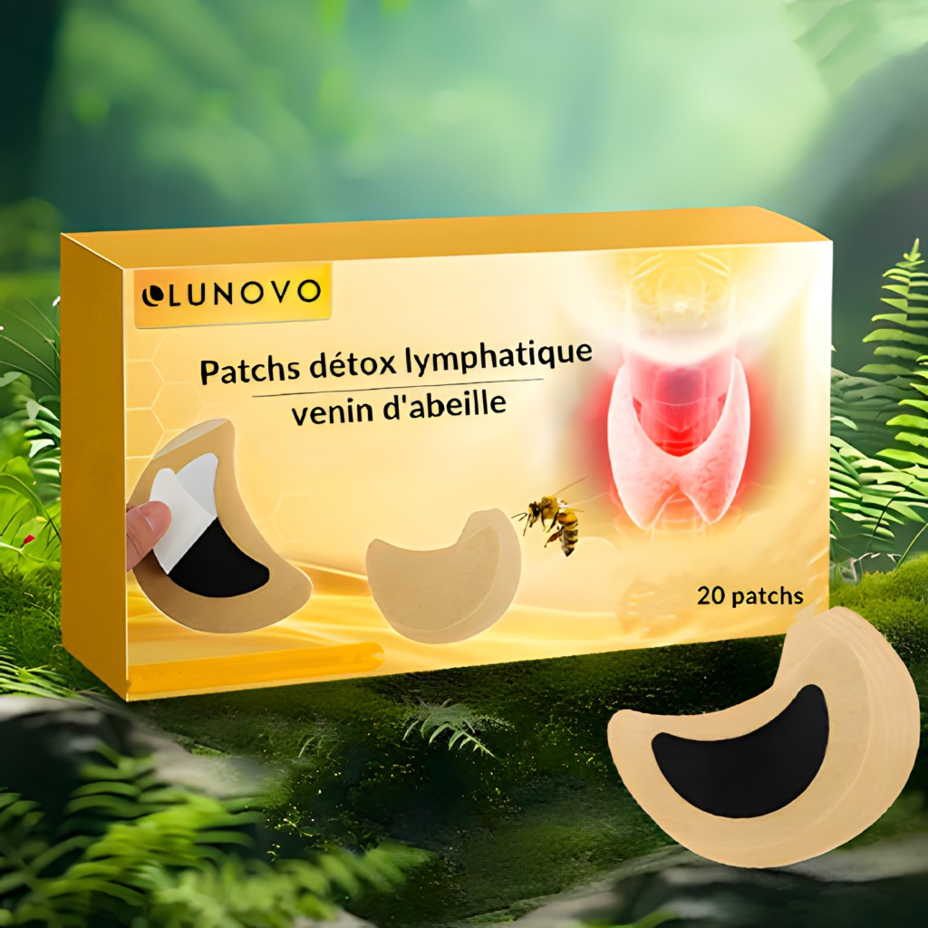 Patchs détox lymphatique venin d'abeille